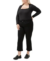 Silver Jeans Co. Plus Suki Mid-Rise Curvy Fit Kick Flare