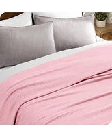 Bare Home Cotton Waffle Blanket King