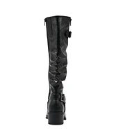 White Mountain Women's Cushion Tall Shaft Riding Boots