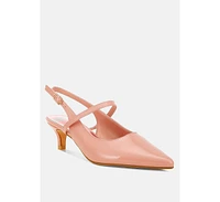 Rag & Co Abloom Kitten Heel Slingback Sandals