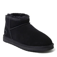 Fireside by Dearfoams Women's Riverland Genuine Shearling Micro Bootie