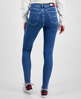 Tommy Jeans Women's Medium-Wash Nora Mid-Rise Skinny Jeans