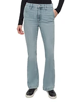 Dkny Jeans Petite High-Rise Flare-Leg