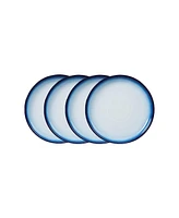 Denby Blue Haze Coupe Plates, Set of 4