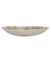 Vietri Autunno Glass Large Serving Bowl