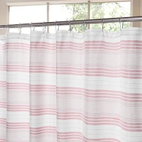 Awesome Home Horizontal Beach Stripe Water Repellent Shower Curtain ,72"X72"