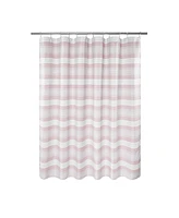 Awesome Home Horizontal Beach Stripe Water Repellent Shower Curtain ,72"X72"