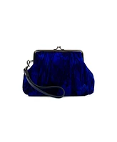 Patricia Nash Savena Crushed Velvet Kisslock Wristlet