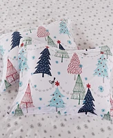 Levtex Merry Bright White Pine Reversible -Pc. Duvet Cover Set