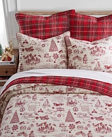 Levtex Yuletide Reversible -Pc. Bedspread Set