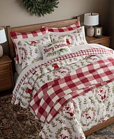 Levtex Merry Bright Pine Plaid Reversible -Pc. Quilt Set