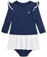 Polo Ralph Lauren Baby Pleated Sweatshirt Dress