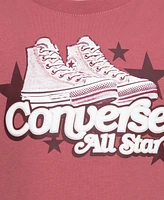 Converse Big Girls Retro Sneakers Graphic Tee