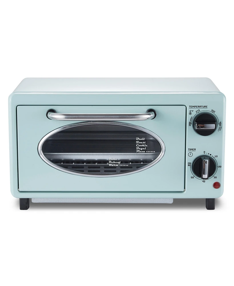 Americana by Elite Collection Retro 2-Slice Toaster Oven