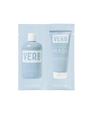 Free Bonding Shampoo + Mask Packette with any Verb purchase! - Shampoo + Mask Packette