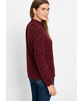 Olsen Women's Multi-Colour Boucle Sweater