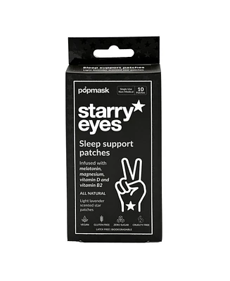 Popmask Starry Eyes Vitamin Sleep Support Patches (10 Pack) x 3