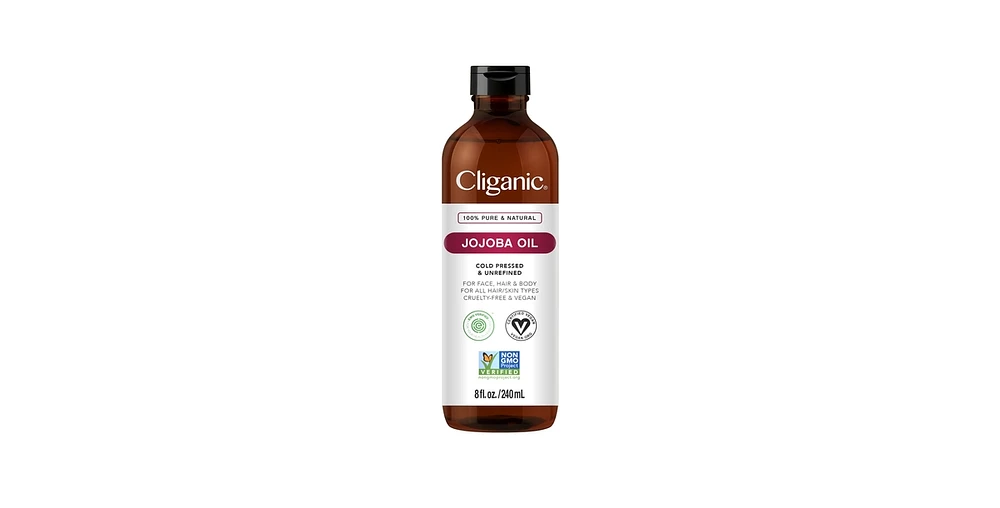 Cliganic Non-gmo Jojoba Oil, 8oz