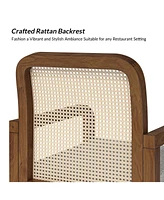 Javier Modern Ratten Dining Chair with Removable Seat Cushions