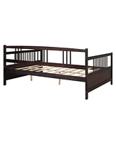 Slickblue Full Size Daybed with Support Legs, Versatile Bed Frame for Living Room & Guest Room