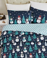 Avanti Snowman Reversible -Pc. Quilt Set