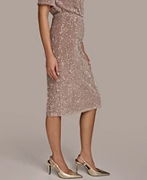 Donna Karan New York Women's Sequined Pencil Skirt