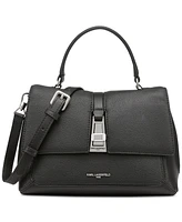 Karl Lagerfeld Paris Mercerie Small Leather Satchel