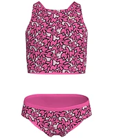 Nike Big Girls Spider-Back Midkini Swimsuit, 2 Piece Set