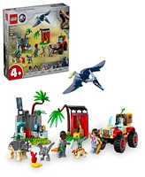 Lego Jurassic World Baby Dinosaur Rescue Center and Toy Car 76963, 139 Pieces