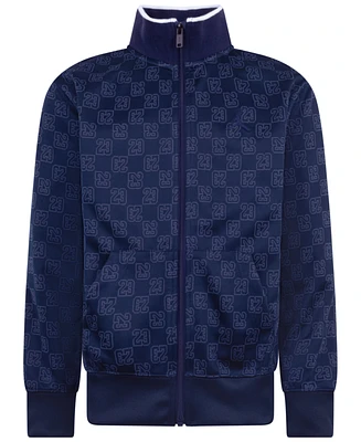 Jordan Big Boys Jacquard Monogram-Print Track Jacket