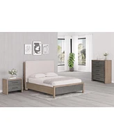 Portmore 3pc California King Set (Upholstered Bed, Chest & 2-Drawer Nightstand with soft close drawers), Created for Macy's