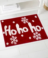 Avanti Ho Ho Ho Polyester Bath Rug, 30" x 20"