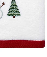 Avanti Winter Snowman Cotton Hand Towel, 28" x 16"