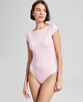 And Now This Women's Cap-Sleeve Boat-Neck Bodysuit, Exclusively at Macy's