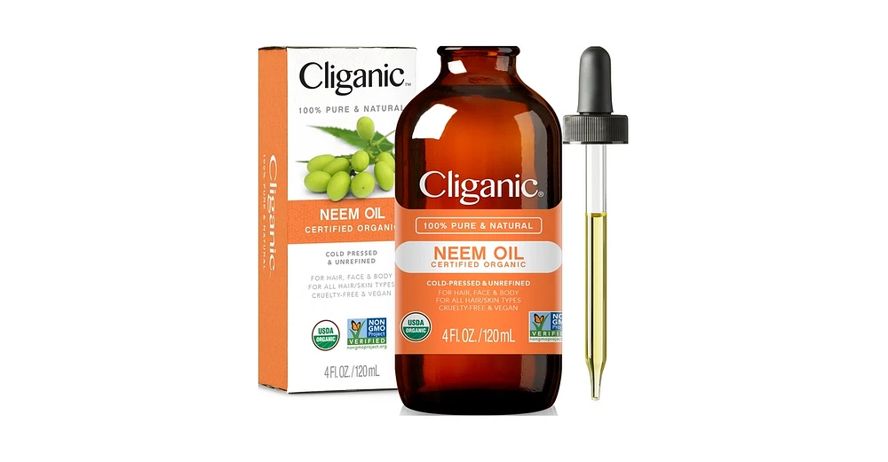 Cliganic Organic Neem Oil, 4oz