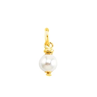 UNOde50 Mother of Pearl Shell Metal Alloy Charm