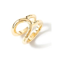 UNOde50 Curvilinear Design Brass Clad Ring