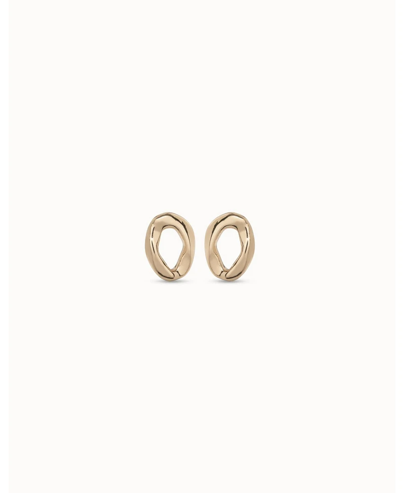 UNOde50 Metal Alloy Oval Shaped Earrings