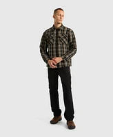 Ecko Unltd Men's Sherpa Lined Wool Blend Plaid Jacket