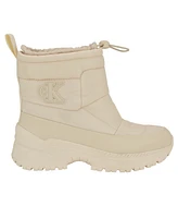 Calvin Klein Women's Nelsa Round Toe Casual Lug Sole Booties
