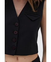 Nocturne Women's Double-Breasted Vest