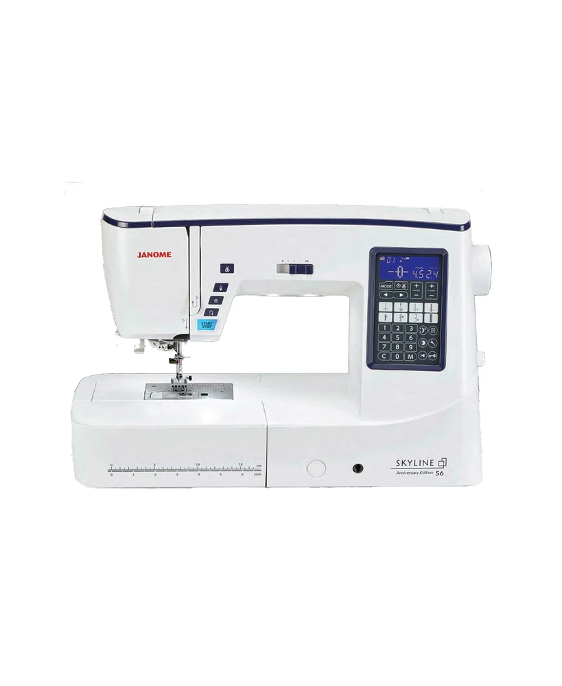 Janome Skyline S6 10th Anniversary Edition Sewing Machine w/Exclusive Bundle