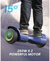 Gyroor Hoverboard G13 All Terrain Hoverboard with Led Lights & 500W Motor, Self Balancing Off Road Hoverboards with Bluetooth for Kids ages 6