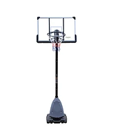 Streamdale Furniture Premium Adjustable Basketball System Durable, Shatterproof, Weather-Resistant