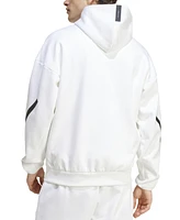 adidas Men's Z.n.e. Classic Fit Long Sleeve Zip-Front Logo Hoodie