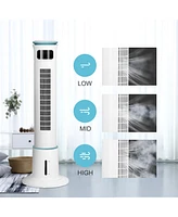 Streamdale Furniture Simple Deluxe Mist Tower Fan, 12 Speeds & 3 Modes Settings Standing Fan, 15 Hour Timing