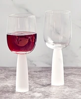 Anton Studio Designs Oslo Wine Glasses Frost, Set of 2