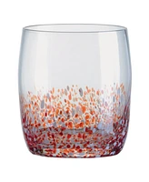 Anton Studio Designs Speckle Double Old Fashioned Tumblers, Set of 4