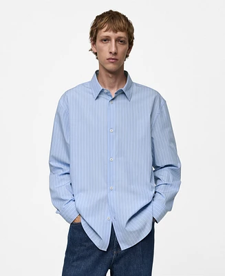 Mango Men's Tailored Cotton Shirt