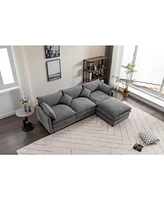 Streamdale Furniture Stylish and Comfy L-Shaped Sofa for Modern Living Rooms